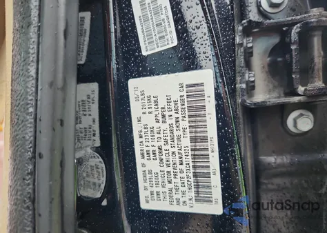 2012 Honda Accord Lx z USA, uszkodzony, nr VIN 1HGCP2F3XCA174325